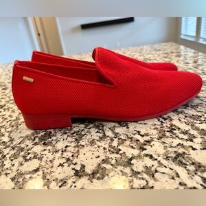 UUBARIS Mens Red Driving Loafers Dress Non Slip Luxury Knit Walking Shoes Sz 14